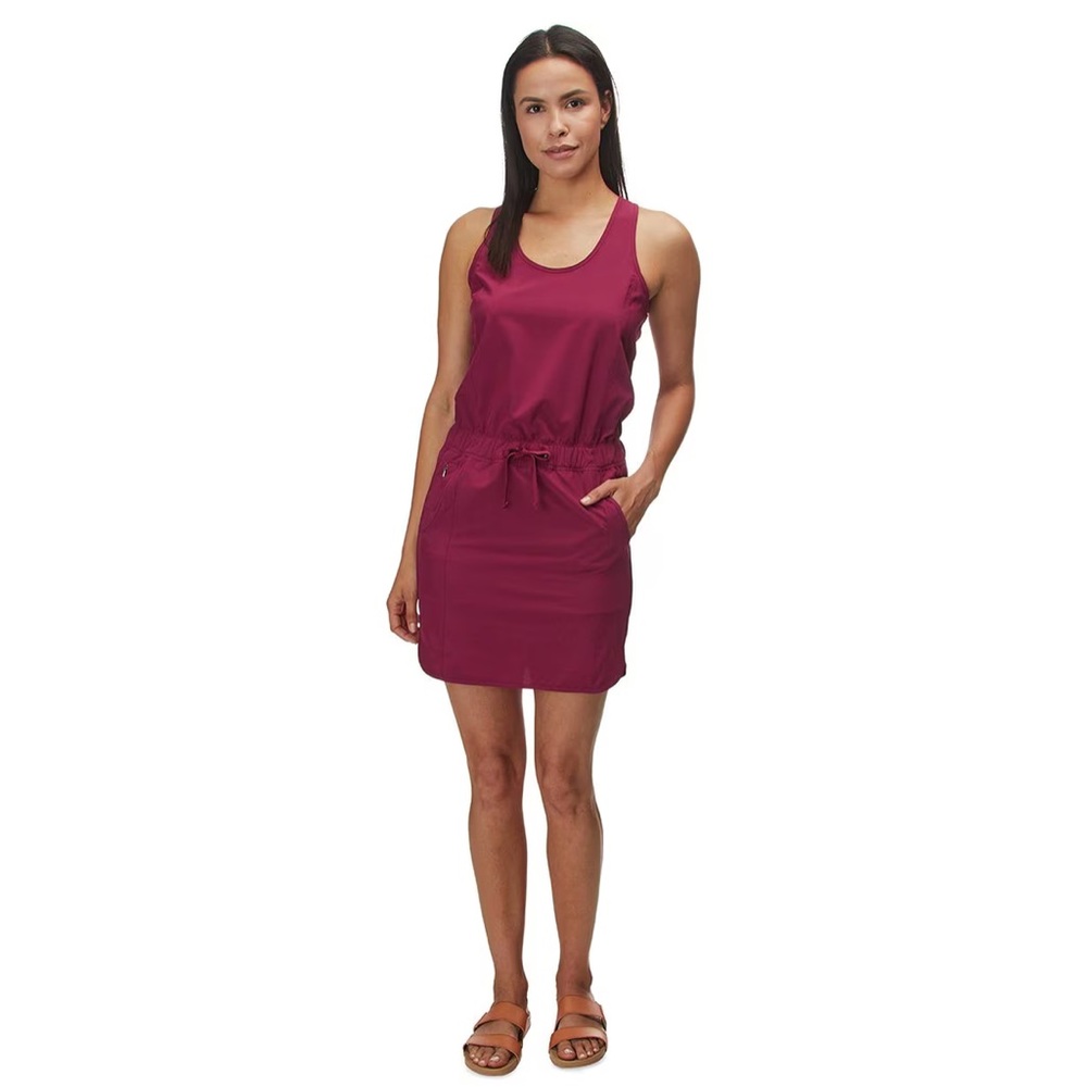 CURRENT BLUE Patagonia Fleetwith lightweight cross-back dress with pockets NWT